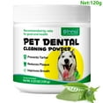 thumbnail image 1 of Oimmal Dog Dental Powder Fight Dog Bad Breath Natural Dog Tooth Powder with Green Tea, Support for Fresh Breath, Plaque & Tartar Removal, Easy Pet Teeth Cleaning 4.23 oz/120g, 1 of 8