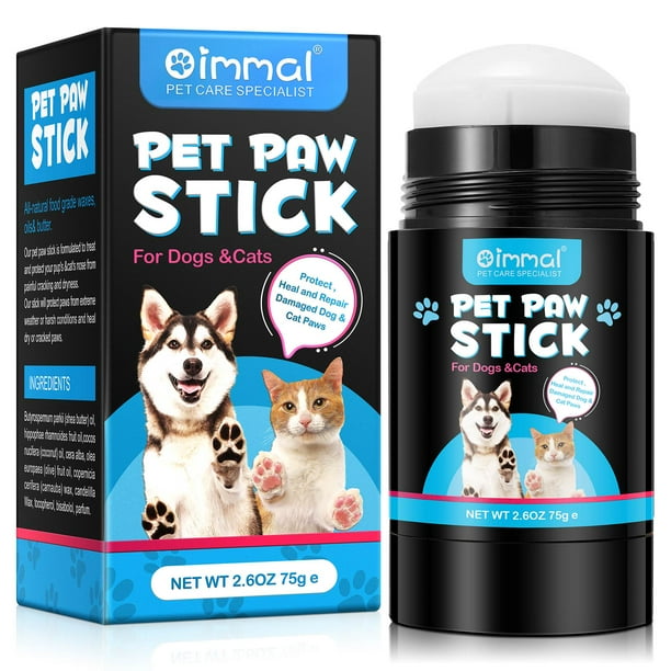 Oimmal Dog Paw Balm Stick, Moisturizer & Protection for Pet Feet & Foot