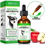 Oimmal Natural Antibiotic Drops for Dogs, Anti Inflammatory | Bacterial | Viral | Fungal, Allergy Relief for All Breeds & Sizes - 2 fl.oz (Bacon Flavor)