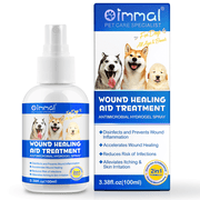 Petpya 2 in 1 Wound Spray Dog Wounds and Skin Care for Dogs & Cats, Protects Cuts and Scratches,Wound Spray for Pets- Healing Aid & Skin Repair for Dogs and Reduce Pain 1PCS