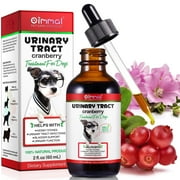 Oimmal Urinary Tract Infection Drops for Dog | Natural Cranberry, Kidney + Bladder Support Supplement Dog Renal Health & Care Drops (2 fl oz / 60 mL) - 1Pack