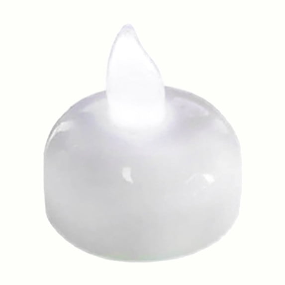 Oioii 12Pcs Floating LED Candles, Water-Activated Light Up Electronic Candles, Waterproof Flameless Flickering Lights for Wedding, Pool, Spa, Party and Festival Water Decoration Props,A