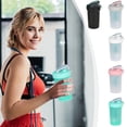 thumbnail image 1 of Oioii 300ML Protein Shaker Bottles, Barbell Blender Whisks, Leak Proof Shaker Cups for Protein Mixes, Meal Prep, Pre Workout & Gym Ready , Gray, 1 of 7