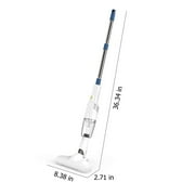 Oioii 36.34x8.39 Inch Lightweight Cordless Stick Vacuum, 4800Pa Suction, 30 Mins Continuous Runtime, 5 Stage Filtration; Flexible Swivel Brush For Household Dust & Pet Hair Cleaning,White