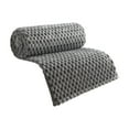thumbnail image 1 of Oioii 39.37x27.56in Cozy Flannel Blanket 100x70cm, Soft Warm Reversible Throw for Bed Couch and All Season Home Comfort, Home Essentials, Household Items, Gray, 1 of 6