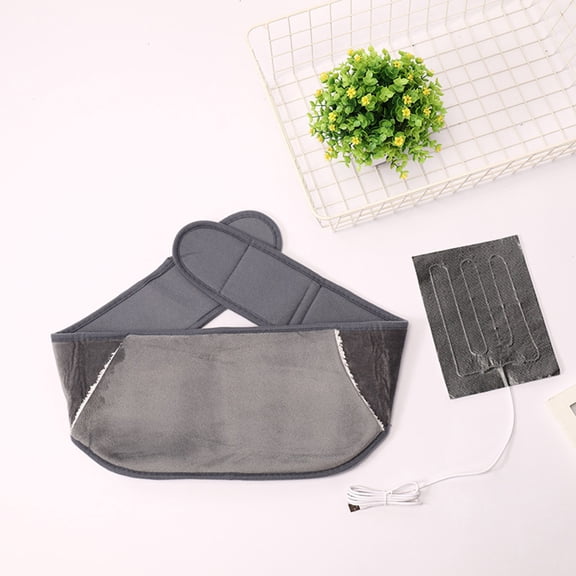 Oioii 5M USB Multi-Purpose Heating Belt - 2-in-1 Hand & Waist Warmer with Detachable Hand Warmer Pockets for Abdominal Warmth, Lumbar Care & Winter Cold Protection, 12.99x7.87x1.18in