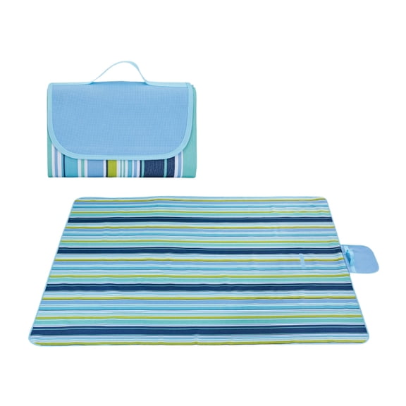 Oioii 70.87x57.09in Picnic Blanket Outdoor Picnic Mat Foldable Sand Proof Blanket Portable Rug for Picnics Beach Camping Park Lawn Grass Hiking Tent Indoor Play Mat,B