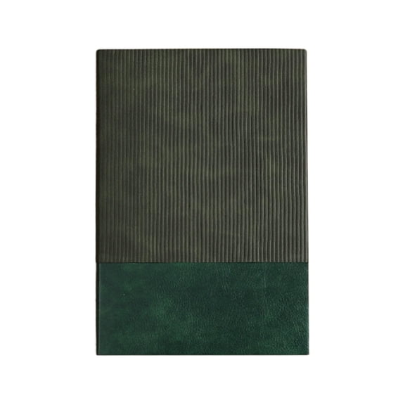 Oioii 8.3x5.7in A5 Lined Notebook, Premium Synthetic Leather Cover, 200 Pages, Smooth Writing Journal for Work, Study and Daily Note Taking at Home and School,Army Green