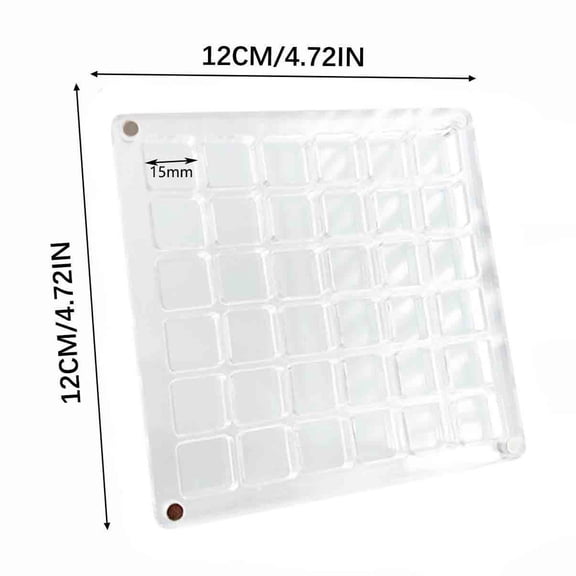 Oioii Acrylic Magnetic Seashell Display Box,Clear Shell Holder Organizer Case,Beach Shelling Collecting Tools,Magnet Storage Tiny Case for Seashells Rocks Crystals Beads Small Craft Collections,Clear