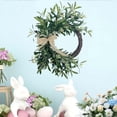thumbnail image 1 of Oioii Artificial Olive Wreath Wall Decor, Exquisite Green Wreath For Living Room Wall, Festive Hanging Ornament For Front Door Home Holiday Layout,B, 1 of 9
