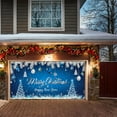 thumbnail image 1 of Oioii Christmas Garage Door Banner Cover Decorations,Christmas Holiday Garage Door Outdoor Backdrop for Xmas Holiday Winter New Year Party Supplies, M, 1 of 6
