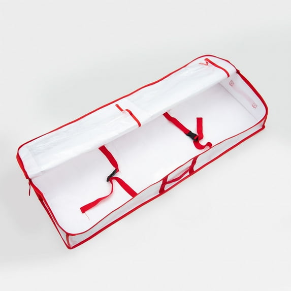 Oioii Christmas Ornament Storage Box Stores Decorative Ornament Storage Container Xmas Decoration Storage Box