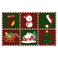 thumbnail image 1 of Oioii Christmas Rugs Christmas Kitchen Bathroom Rugs Non-Slip Washable Floor Mat Low Pile Throw Carpet for Entryway Living Room Bedroom Laundry Indoor(15.75x23.62in), 1 of 6