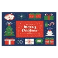 thumbnail image 1 of Oioii Christmas Rugs Christmas Kitchen Bathroom Rugs Non-Slip Washable Floor Mat Low Pile Throw Carpet for Entryway Living Room Bedroom Laundry Indoor(15.75x23.62in), 1 of 6