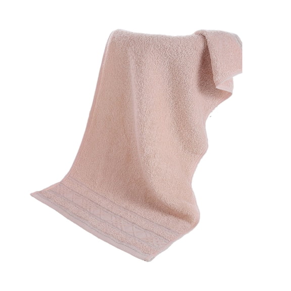 Oioii Class A Pure Cotton Household Wash Towel, 28.7x12.9 Inch Face Towel for Bathroom, Soft Absorbent Quick Drying for Daily Use, Lint Free,Brown