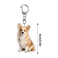 thumbnail image 1 of Oioii Custom Acrylic Personalized Photo Keychain, Pet Dog & Family Picture Printing Keychain, Perfect Gift for Dog Mom Birthday Christmas Keepsake, For Home Use, Household Supplies, C, 1 of 9
