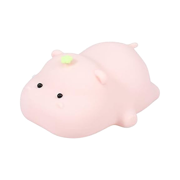 Oioii Cute Face Night Light with Remote Control, USB Rechargeable LED Decor Lamp, Soft Warm Light for Bedroom, Room and Desktop, Adorable Shape for Home Decoration,As Shown