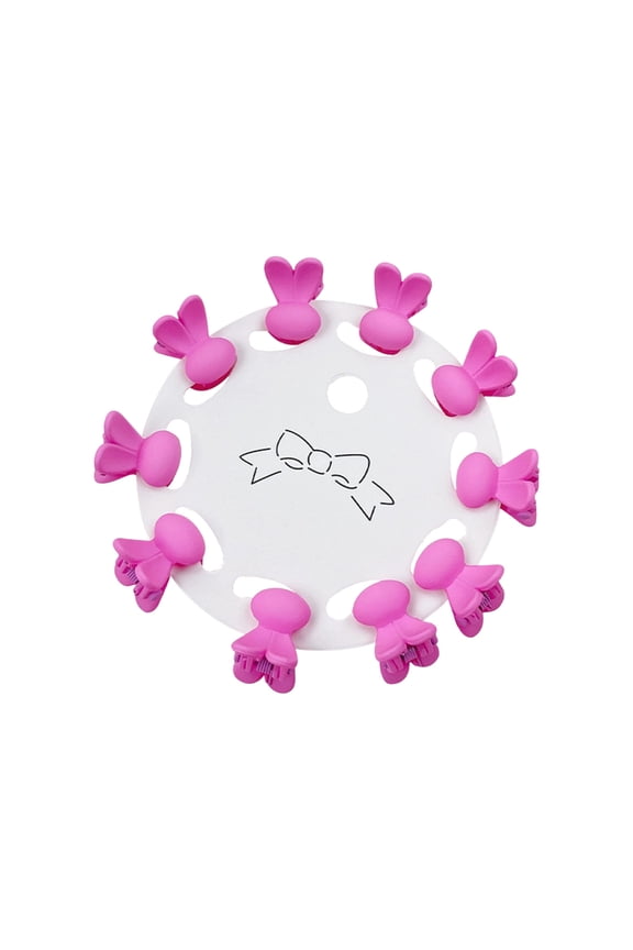 Easter Style Mini Heart Hair Claw, Cute Easter Themed Hair Clip, Small Heart Shaped Hair Accessory, for Easter Holiday Hairstyle Dress Up Women Girls Hair Decoration,Pink