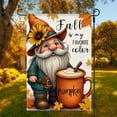 thumbnail image 1 of Oioii Fall Garden Flag Gnome Welcome Small Flags for Outside,Pumpkin Maple Leaves Autumn Thanksgiving Harvest Outdoor Yard Decoration(11.8x17.7in), 1 of 7