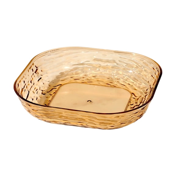 Oioii Fashion Simple Large Capacity Fruit Tray, Multi-colour Household Plate For Candy, Snacks And Dried Fruits, Perfect For Living Room Coffee Table And Home Daily Use.,Yellow