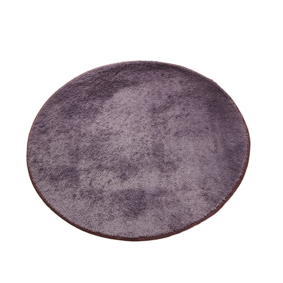 Oioii Fluffy Round Area Rugs for Bedroom,40in Shag Circle Area Rugs for Living Room,Non Slip Fuzzy Plush Rug for Kids Room Boys Girls Room and Dorm Home Decor Rug,Gray