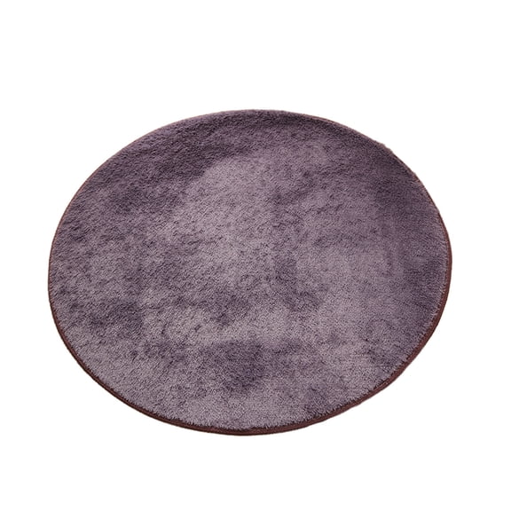 Oioii Fluffy Round Area Rugs for Bedroom,40in Shag Circle Area Rugs for Living Room,Non Slip Fuzzy Plush Rug for Kids Room Boys Girls Room and Dorm Home Decor Rug,Gray