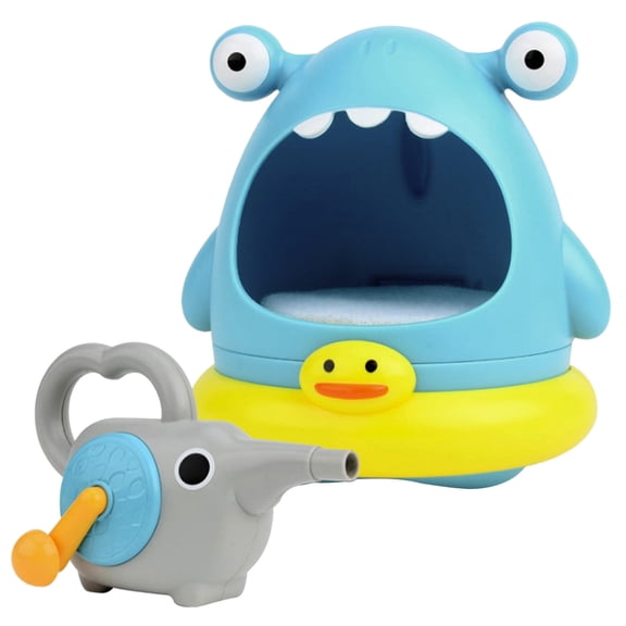 Oioii Foam Maker Bath Toy with Blowpipe Blower ABS Material Durable Foam Machine for Bath Time Fun Indoor Outdoor Foam Play Activity with Refill Bottle,As Shown