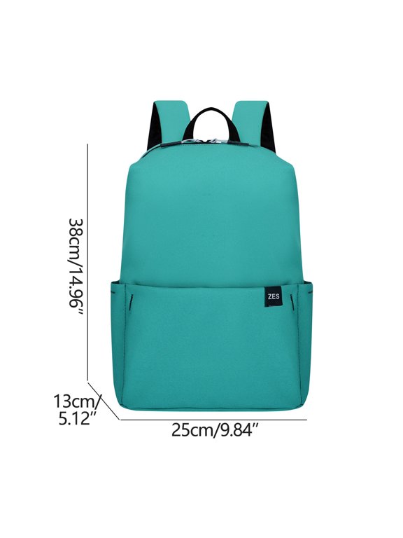 Kids Basic Backpack for Elementary School | Classic Simple Lightweight Daypack Outdoor Travel Casual Bags Schoolbags for Kindergarten Primary Boys and Girls,Green