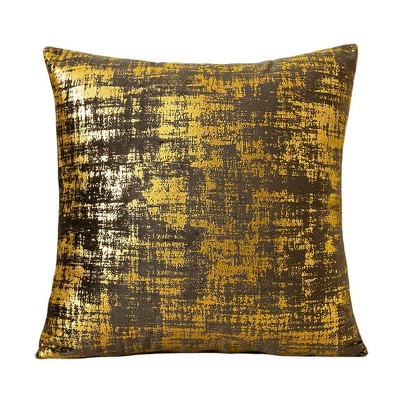 Oioii Modern Velvet Throw Pillow Cushion Set, Soft Warm Pillow for Living Room, Bedside, Sofa and Bedroom, Stylish Home Decor Cushion for All Season Use,Coffee
