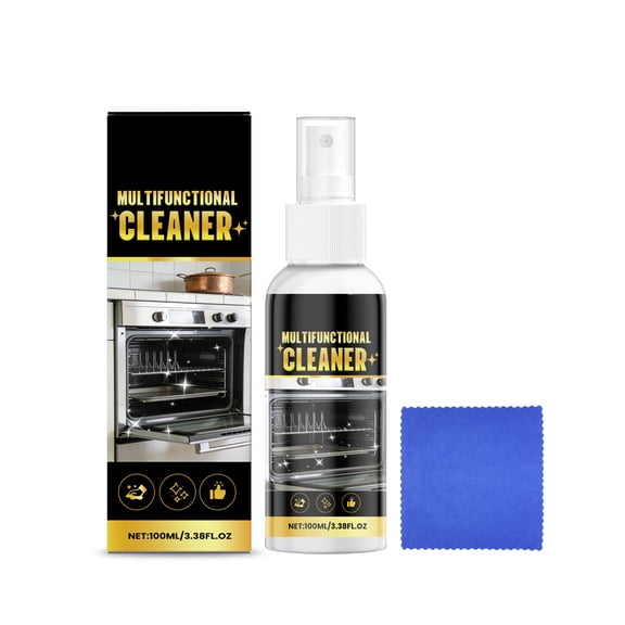 Oioii Multi-Purpose Degreaser 100ml, Powerful Home Kitchen Multi Grease Remover, Efficient Oil Stain Cleaner for Kitchen Stove Range Hood Countertop Cleaning,AS Shown