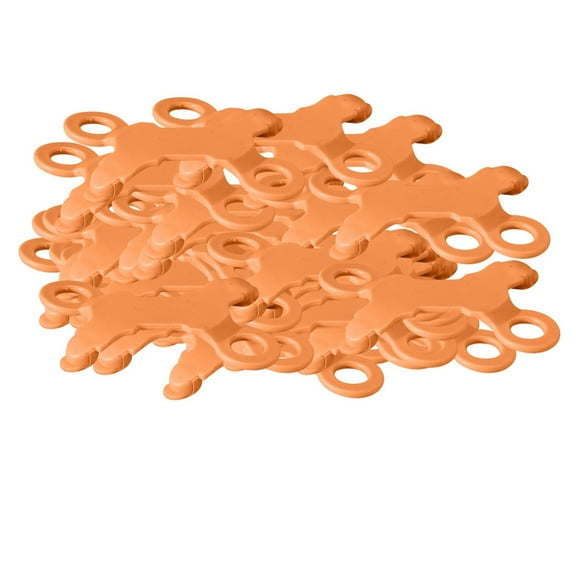 Oioii Multicolor Soft Tuo Rice Block Puzzle Set, Insert Assembling Building Block Toy, Safe Soft Stacking Block Kit, Creative Handmade Interactive Play Accessory,Orange