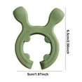 thumbnail image 1 of Oioii Multifunction Silicone Pot Handle Spatula Rack, For Home Use, Holiday Essentials, Green, 1 of 3