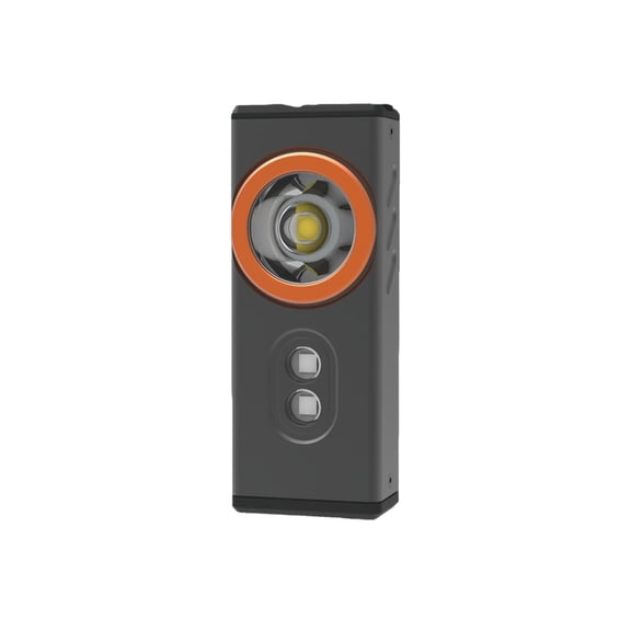 Oioii Outdoor Magnetic Work Light, Strong Beam LED Tool Work Light with Back Clip, Portable Waterproof Flashlight, for Outdoor Repair Construction Camping Emergency Lighting,Black