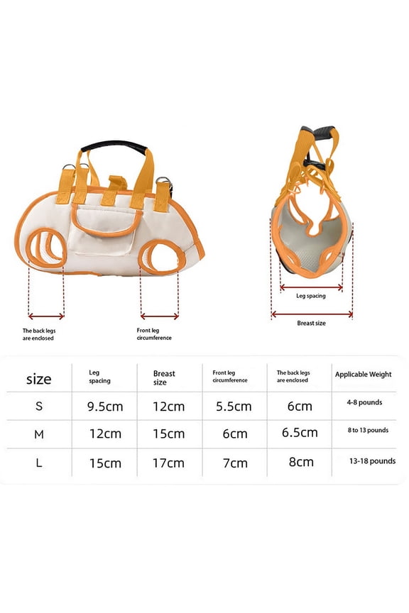 Outdoor Portable Breathable Pet Crossbody Bag with Built-in Leash, Lightweight Slanting Carry Backpack for Small Dogs and Cats, Hands-free Design for Walking, Travel and Daily Outings,A