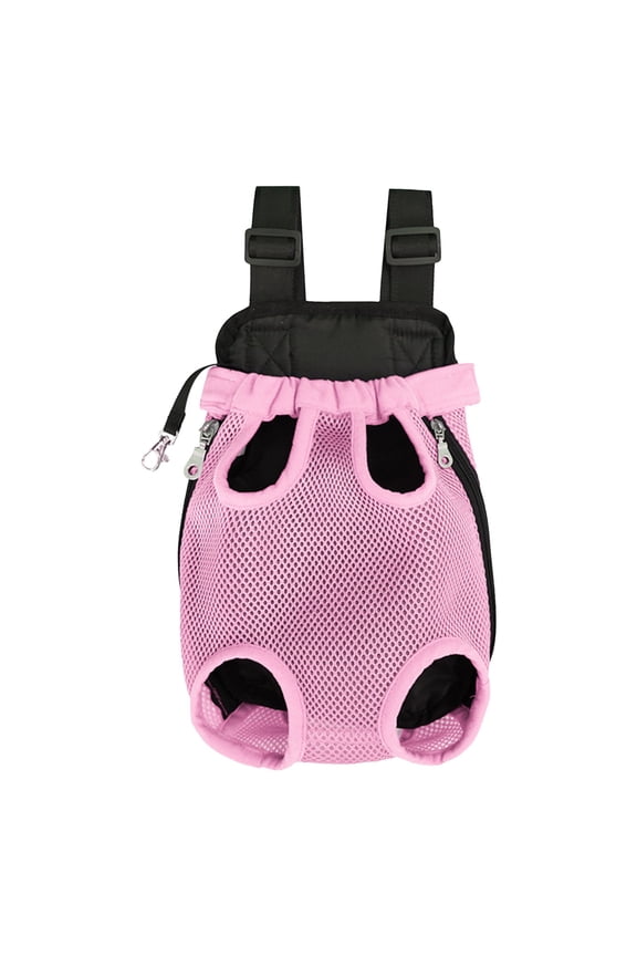 Outdoor Portable Pet Backpack with Shoulder Strap, Breathable Mesh Design for Carrying Small Dogs and Cats, Lightweight and Comfortable for Travel, Hiking and Daily Outdoor Activities,S