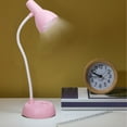 thumbnail image 1 of Oioii Portable Battery Powered Desk Lamp Small Rechargeable LED Table Light,360° Adjustable for Nail Study Dorm Office Bedroom, Pink, 1 of 6