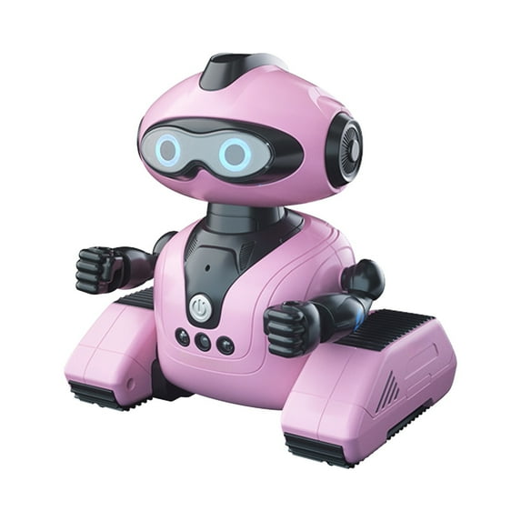 Oioii RC Gesture Sensing Smart Robot Toy, Remote Control Dancing Programmable Robot, Interactive Sound & Movement Robot, Multifunctional Play & Gifting Accessory,Pink#1