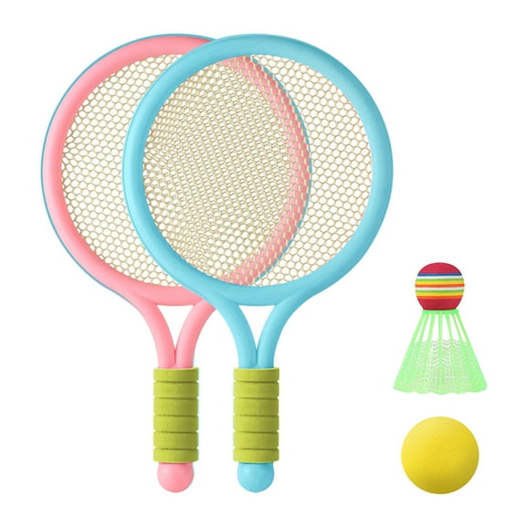 Oioii Racket Tennis Outdoor Sports Badminton Racket Kindergarten Toy Set for 3-12years Old Badminton Sets for Backyards Tennis Racket Parent Child Outdoor Game Toys Portable Badminton Set,D