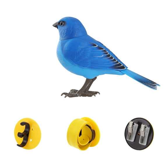 Oioii Sensing Voice-Activated Simulation Bird Toy, West Knight Imitation Voice Control Bird, Induction Sound & Movement Bird Toy, Exquisite Gifting Interactive Toy,G