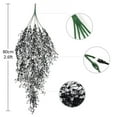 thumbnail image 1 of Oioii Simulation Green Plant Rattan with Artificial Flowers, Wall Hanging Faux Greenery Decor for Home, Living Room, Balcony and Indoor Garden Decoration.,Black, 1 of 1