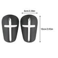 thumbnail image 1 of Oioii Size S Adult Mini Football Shin Guards Thickened Plug-In Leg Protectors Unisex Sports Protective Gear for Soccer, Garden Tools, Yard Maintenance, Black, 1 of 7
