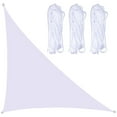 thumbnail image 1 of Oioii Three People Outdoor Garden Swing Cover Replacement Shade Cloth, Windproof UV‑Resistant Shade Canopy, Universal Replacement Top for Patio Swing Set,Coffee, 1 of 5