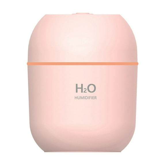 Oioii USB Rechargeable Humidifier, Portable Cool Mist Sprayer for Home Office Desktop, Quiet Hydrating Device for Bedroom, Travel & Plants, USB Powered Mini Humidifier,Pink