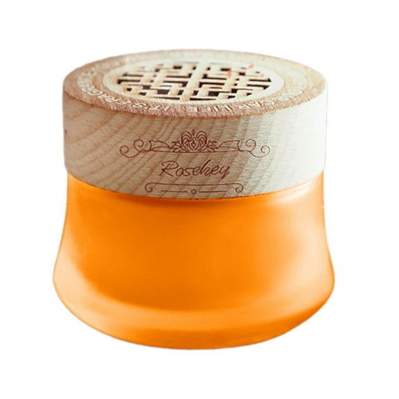 Oioii Vehicle Mounted Solid Perfume Deodorizing Type Car Fragrance, Long-Lasting Scent Solid Car Perfume For Auto Interior Deodorization Fresh Air Fragrance Decoration,Orange