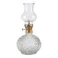 thumbnail image 1 of Oioii Vintage Clear Glass Kerosene Oil Lamp with Candle Holder Design, Classic Retro Lantern for Home Decor, Tabletop, Wedding, Camping and Emergency Lighting,Clear, 1 of 8