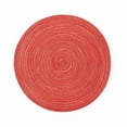 thumbnail image 1 of Oioii Washable Woven Vinyl Placemats for Dining Table, Heat-Resistant Oil-Proof Plastic Table Mats, Easy to Clean Wipeable Placemat Set for Home Kitchen Restaurant Indoor Outdoor Decor,Red, 1 of 1