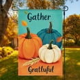 thumbnail image 1 of Oioii Welcome Fall Garden Flags 12x18in,Pumpkin Autumn Yard Flag for Outside Maple Leaf, Thanksgiving Garden Flag Sunflower, Fall Outdoor Decorations, 1 of 7