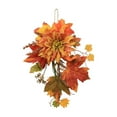 thumbnail image 1 of Oioii Fall Swag Artificial Flowers for Autumn Decoration Artificial Sunflowers Maple Leaf Hanging Floral Swag Wedding Arch Garland Wreath for Front Door Wall Decor Halloween Thanksgiving, 1 of 6