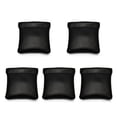 thumbnail image 1 of Oirlv 5-Pack 3.5" Black Leather Magnetic Closure Pouches, Portable Jewelry & Accessory Storage Bags for Travel, 1 of 7