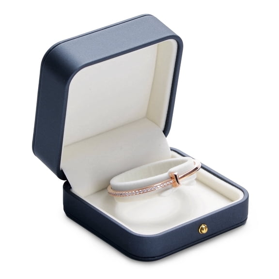 Oirlv Velvet Bracelet Gift Box Leather Jewelry Bangle Storage Box